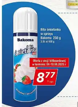 Lewiatan Bita śmietanka w sprayu Bakoma oferta
