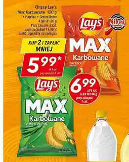 Lewiatan Chipsy Lay's Max Karbowane Paprika oferta