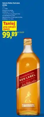 Lidl Whisky Johnnie Walker Red Label oferta