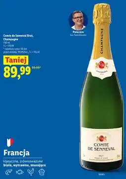 Lidl Szampan Comte de Senneval Brut oferta