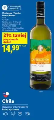 Lidl Wino Chardonnay - Viognier Reserva Privada oferta