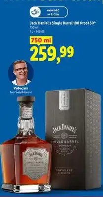Lidl Whisky Jack Daniel's Single Barrel 100 Proof 50° oferta