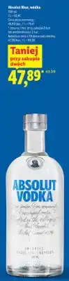 Lidl Wódka Absolut Blue oferta