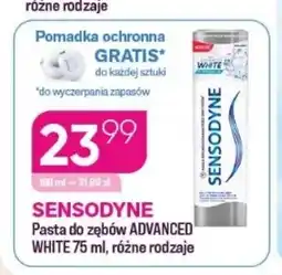 Koliber drogerie Pasta do zębów SENSODYNE ADVANCED WHITE oferta