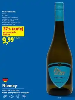 Lidl Wino Piu Secco Frizzante Bianco Medium Dry oferta