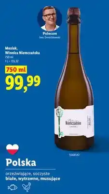 Lidl Wino Musiak Winnica Niemczańska oferta