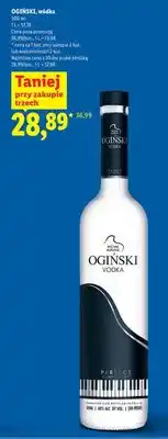 Lidl Wódka Ogiński oferta