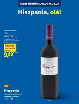 Lidl Wino Mezquiriz Tempranillo oferta