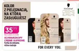Koliber drogerie Farba do włosów Schwarzkopf Creme Supreme oferta