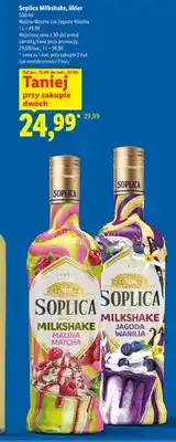 Lidl Likier Soplica Milkshake Jagoda-Wanilia oferta