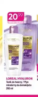 Koliber drogerie Tonik do twarzy L'ORÉAL Hyaluron oferta