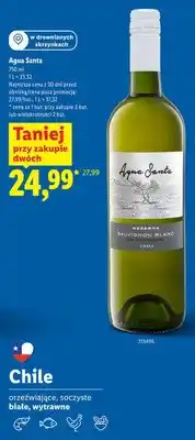 Lidl Wino Agua Santa oferta