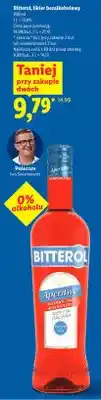 Lidl Likier bezalkoholowy Bitterol oferta