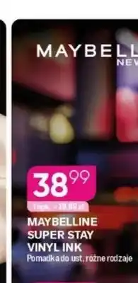 Koliber drogerie Pomadka do ust MAYBELLINE Super Stay Vinyl Ink oferta