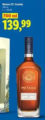 Lidl Brandy Metaxa 12 oferta