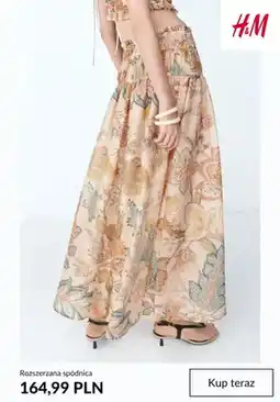 H&M Rozszerzana spódnica H&M oferta