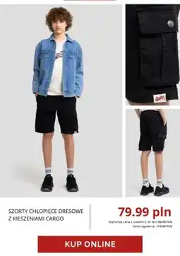 Big Star Szorty chłopięce dresowe z kieszeniami cargo Big Star oferta