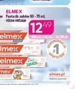 Koliber drogerie Pasta do zębów ELMEX Junior oferta