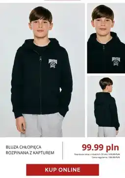 Big Star Bluza chłopięca rozpinana z kapturem Big Star oferta