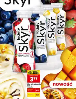 Biedronka Skyr pitny Łaciaty oferta