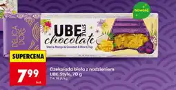 Biedronka Czekolada biała z nadzieniem UBE Style oferta