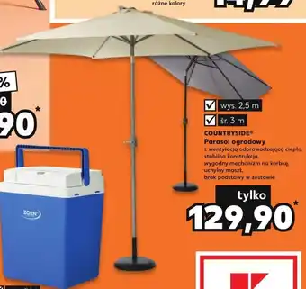 Kaufland Parasol ogrodowy śr. 3m oferta