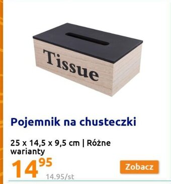 Action Pojemnik na chusteczki oferta
