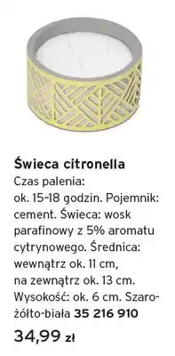 Tchibo Świeca citronella oferta