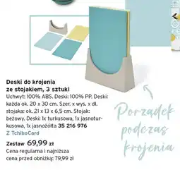 Tchibo Deski do krojenia ze stojakiem 3-pak oferta