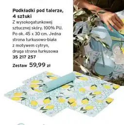 Tchibo Podkładki pod talerze ze sztucznej skóry 4-pak 45x30cm oferta