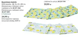 Tchibo Bawełniany bieżnik wielokolorowy z motywem cytryn i kafelkami w tle ok. 40x180cm oferta