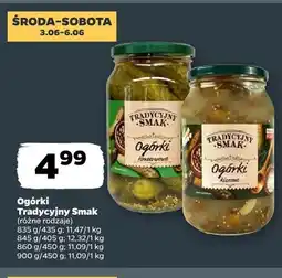 Netto Ogórki konserwowe Tradycyjny Smak oferta