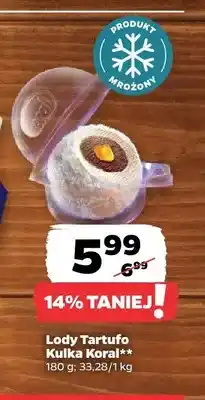Netto Lody Tartufo Kulka Koral oferta