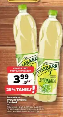 Netto Lemoniada cytryna-limonka Tymbark oferta