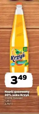 Netto Napój gazowany 20% soku Krzyś oferta