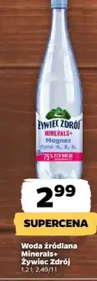 Netto Woda źródlana Minerals+ Żywiec Zdrój oferta