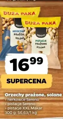 Netto Orzechy prażone solone nerkowce Sereno oferta