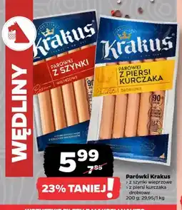 Netto Parówki z szynki wieprzowe Krakus oferta
