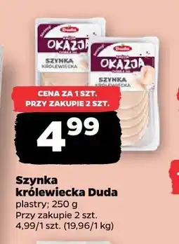 Netto Szynka królewska Duda plastry oferta
