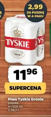 Netto Piwo Tyskie Gronie 4-pak oferta