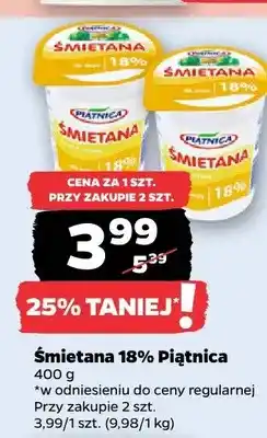 Netto Śmietana 18% Piątnica oferta