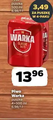Netto Piwo Warka Classic 4-pak oferta