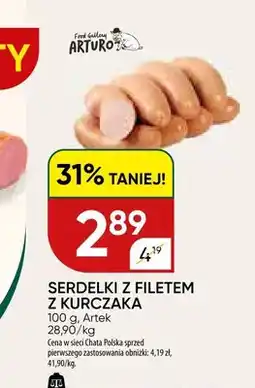 Chata Polska Serdelki z filetem z kurczaka Artek oferta