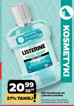 Netto Płyn do płukania ust Listerine Cool Mint oferta
