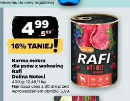 Netto Karma mokra dla psów z wołowiną Rafi Dolina Noteci oferta