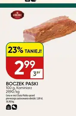 Chata Polska Boczek paski Kaminiarz oferta