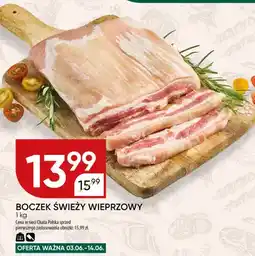 Chata Polska Boczek świeży wieprzowy oferta