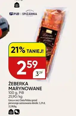 Chata Polska Żeberka marynowane PiB oferta