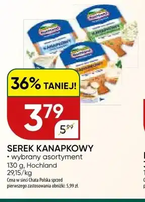 Chata Polska Serek kanapkowy Hochland oferta