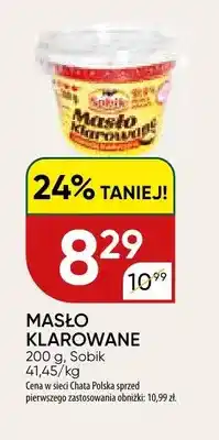 Chata Polska Masło klarowane Sobik oferta